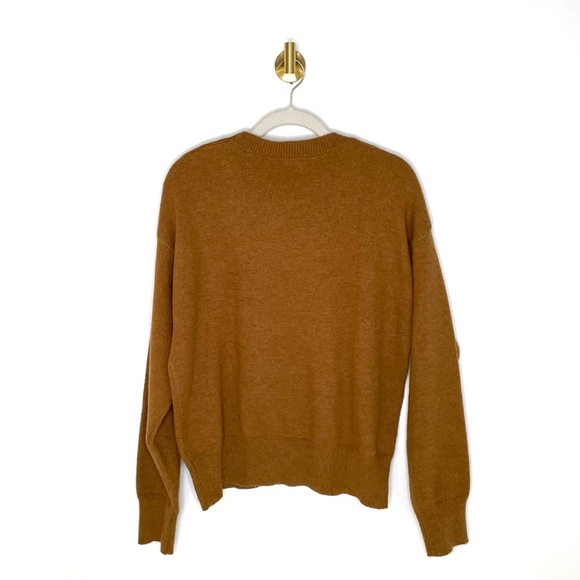 Heritage | Fore Classic Camel Crew Neck Sweater | High Quality Thick Knit - Picture 9 of 10